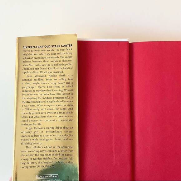 Angie Thomas The Hate U Give Collector's Edition Hardback Book - Picture 3 of 5